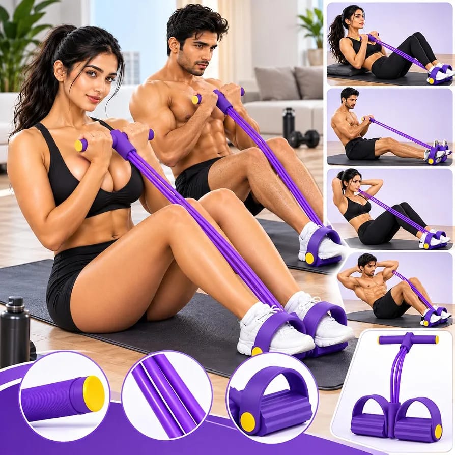 Tummy Trimmer for Men & Women [4 Tubes]